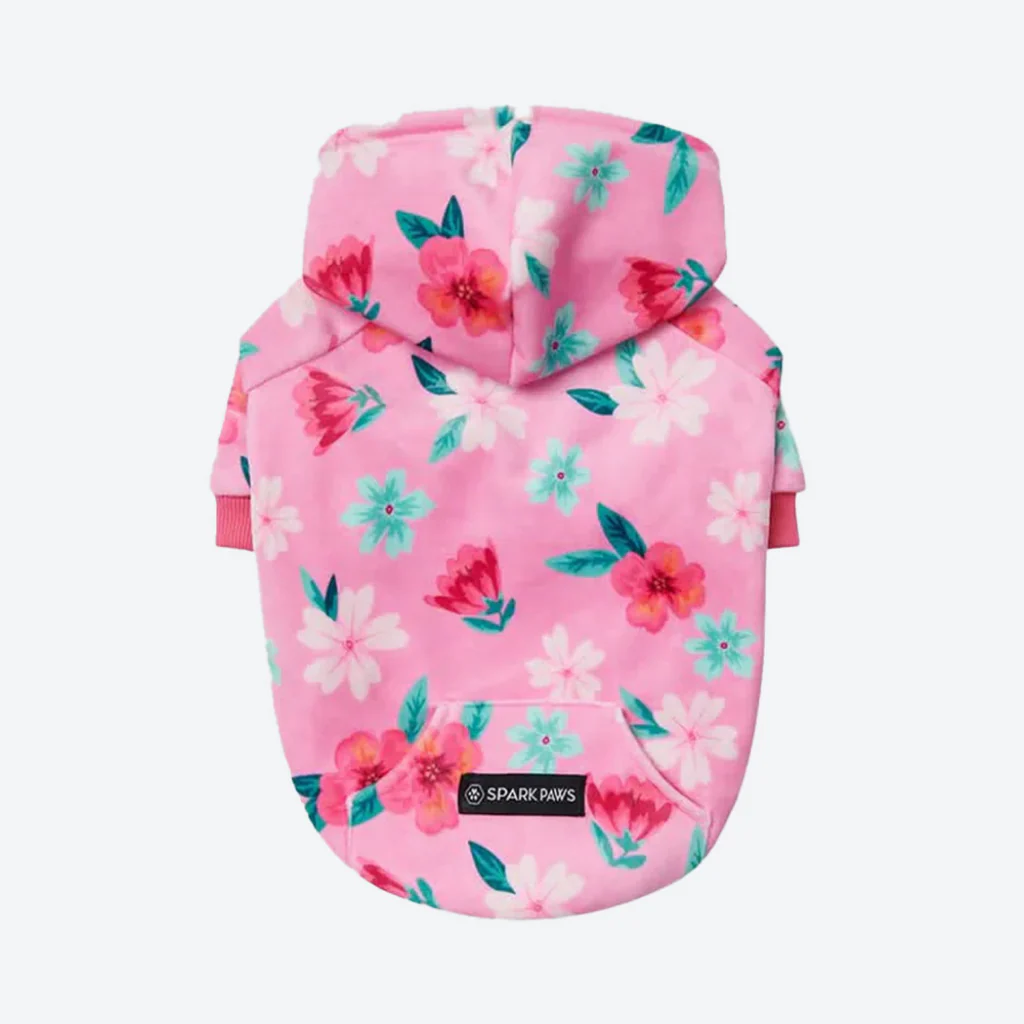 Blossom Dog Hoodie - Pink - Image 9