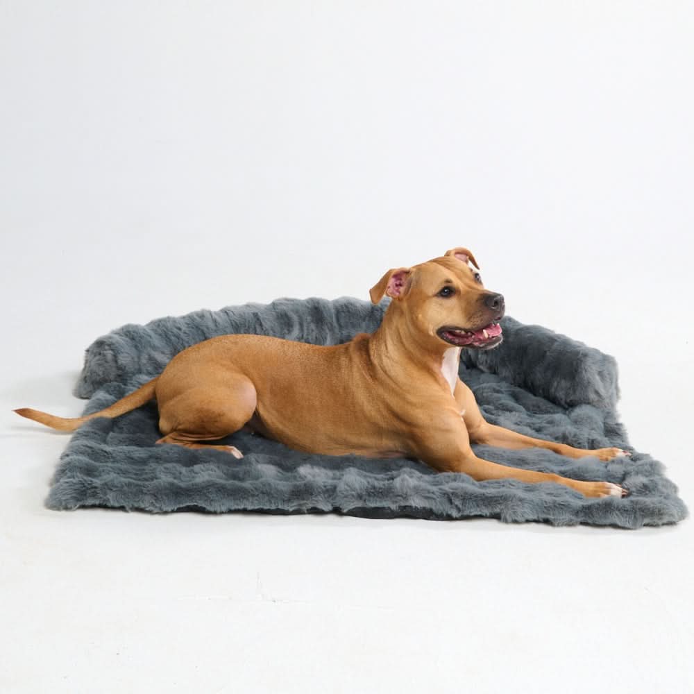 Calming Fluffy Couch Cover Dog Beds - Image 7