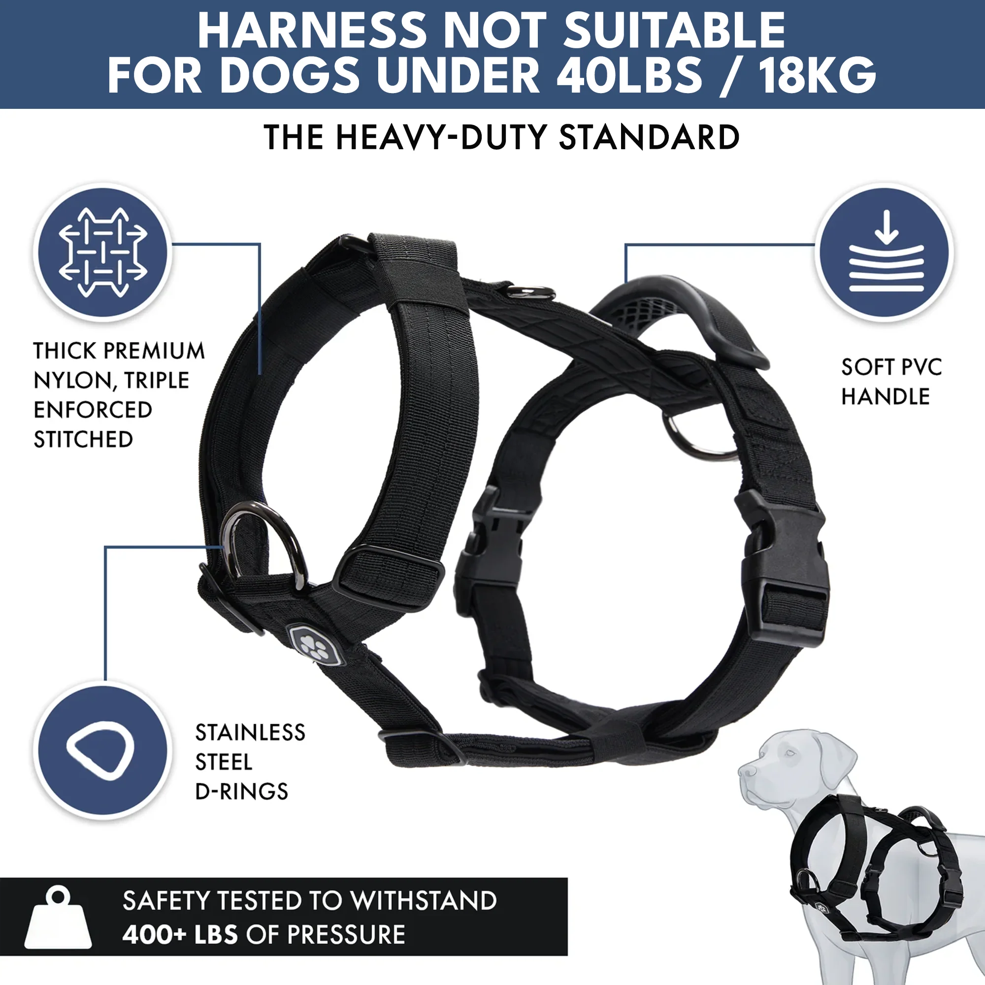 Comfort Control No-Pull Dog Harness and Multipurpose Leash Sets - Image 26