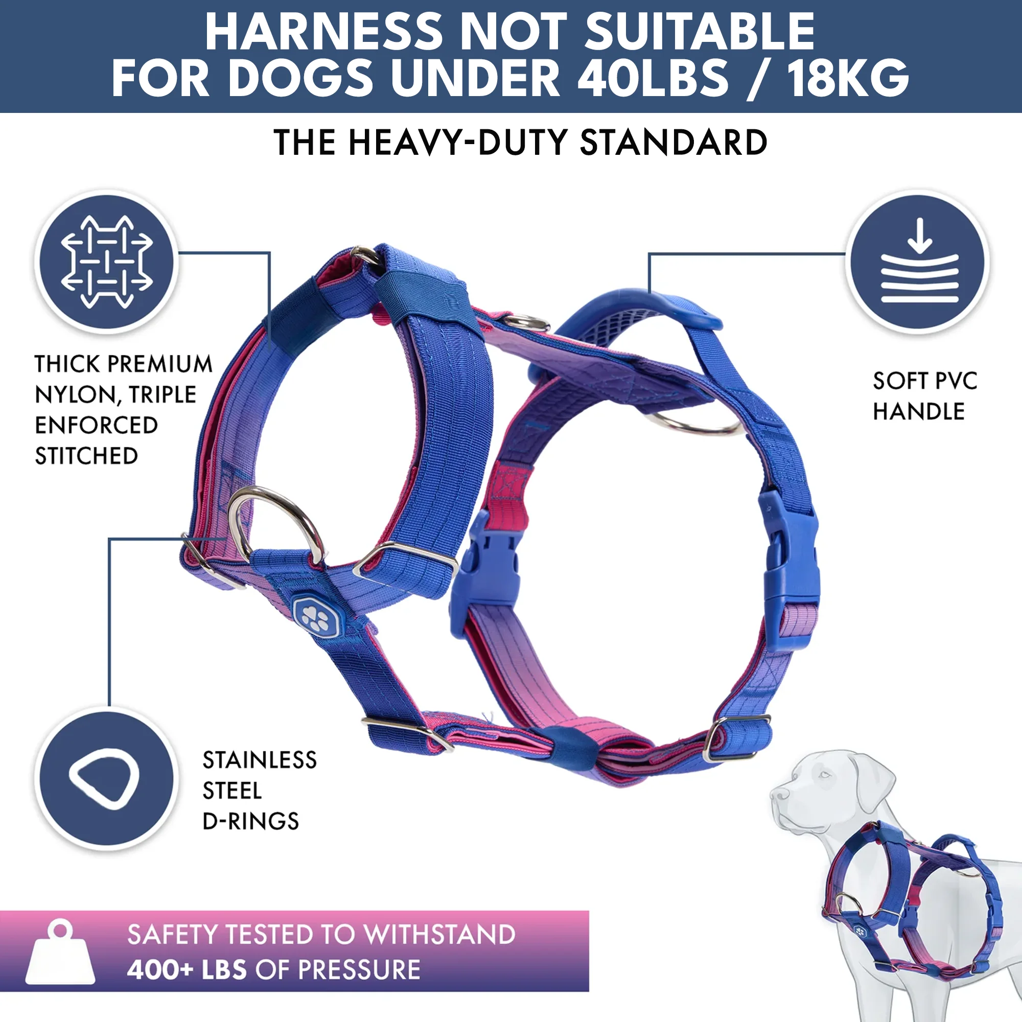 Comfort Control No-Pull Dog Harness and Multipurpose Leash Sets - Image 38