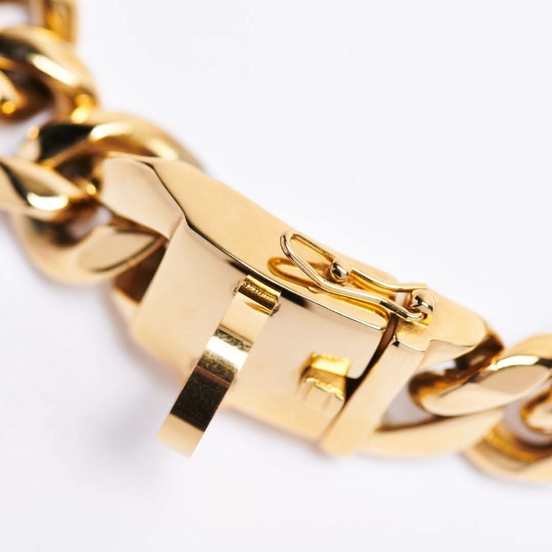 Gold Chain Dog Collar 20mm - Image 5