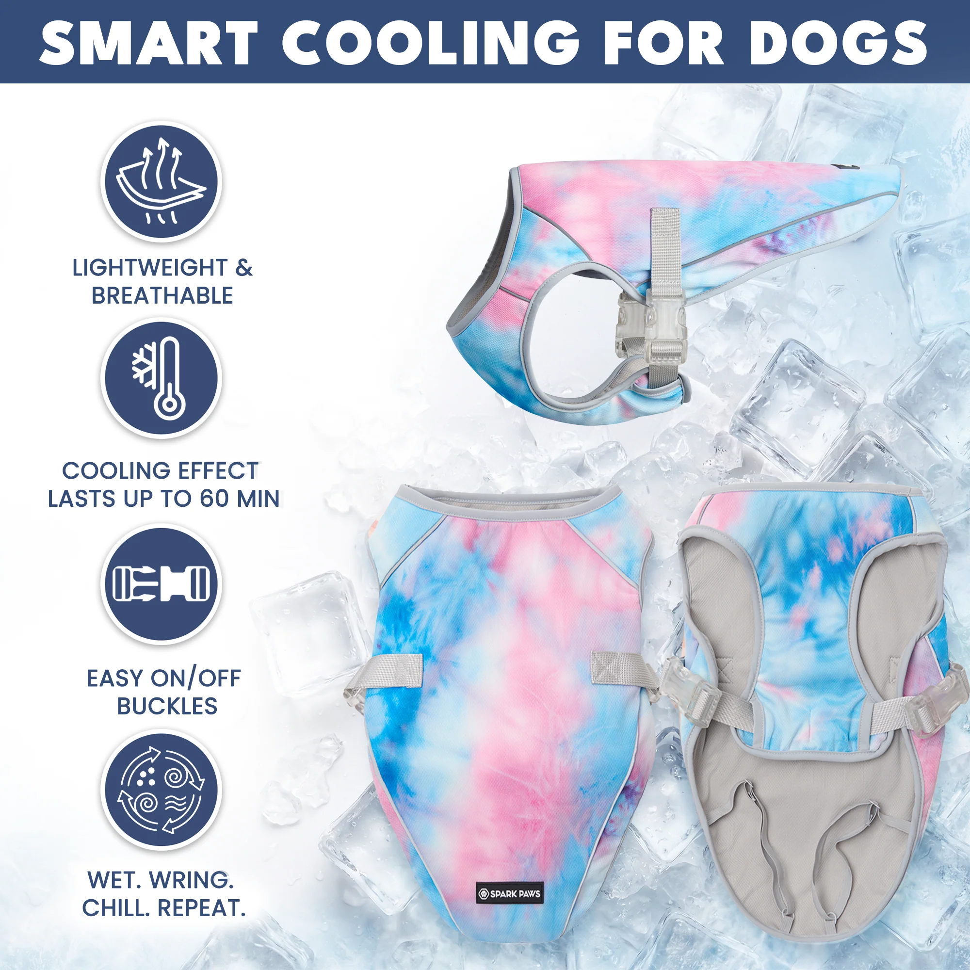 Chilltech™ Dog Cooling Vest 2 Pack - Image 4