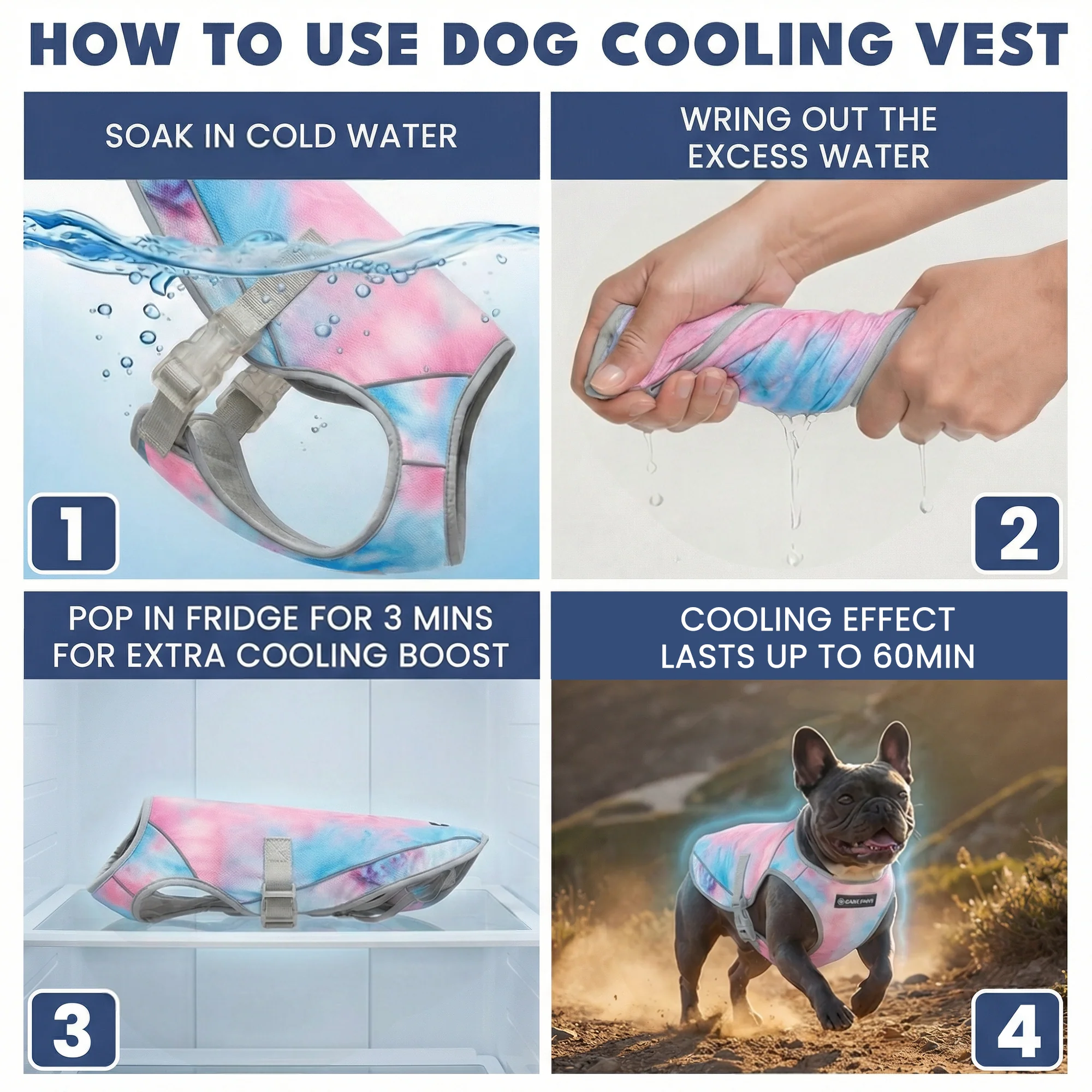 Chilltech™ Dog Cooling Vest 2 Pack - Image 19