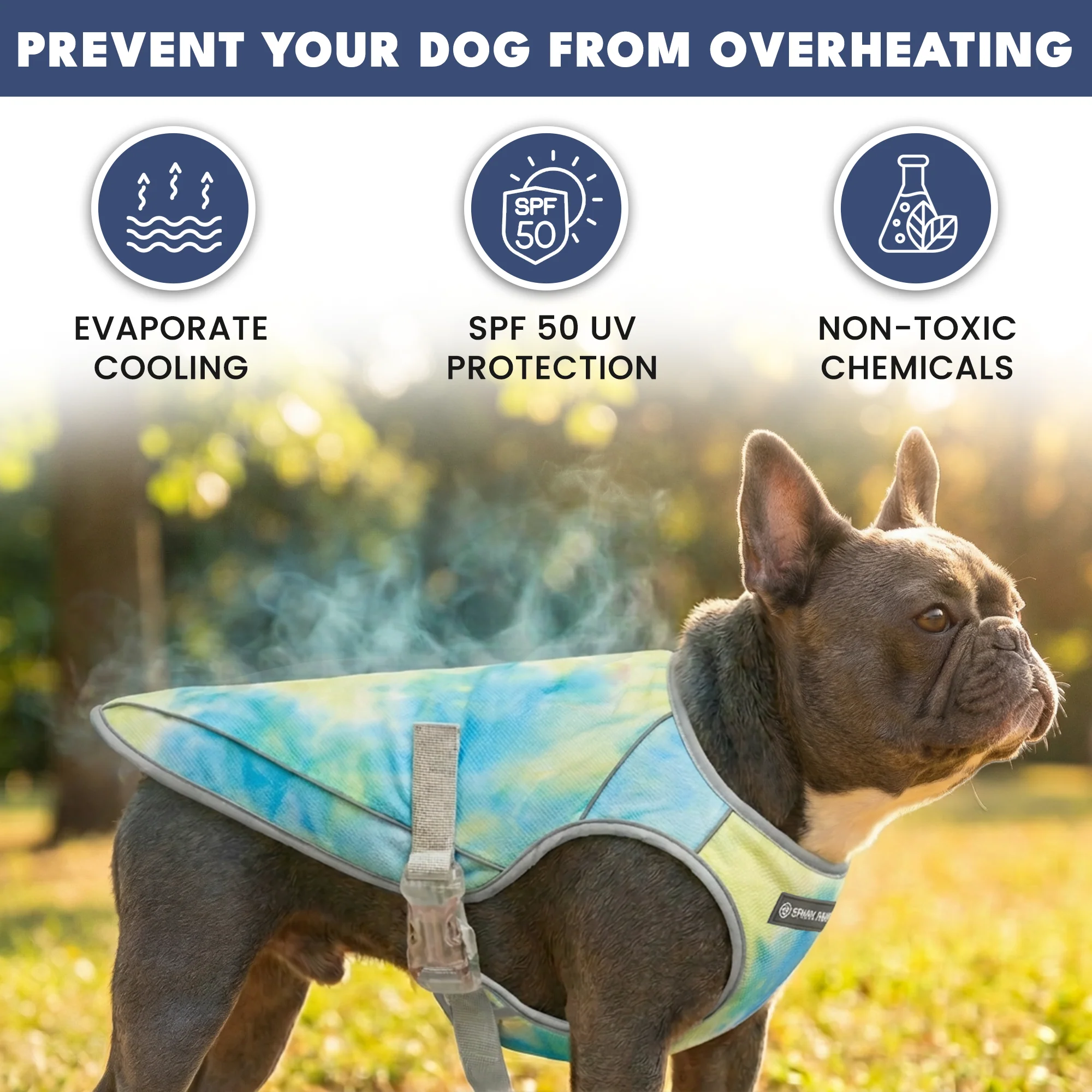 Dog Cooling Vest - Tropical Storm - Image 5