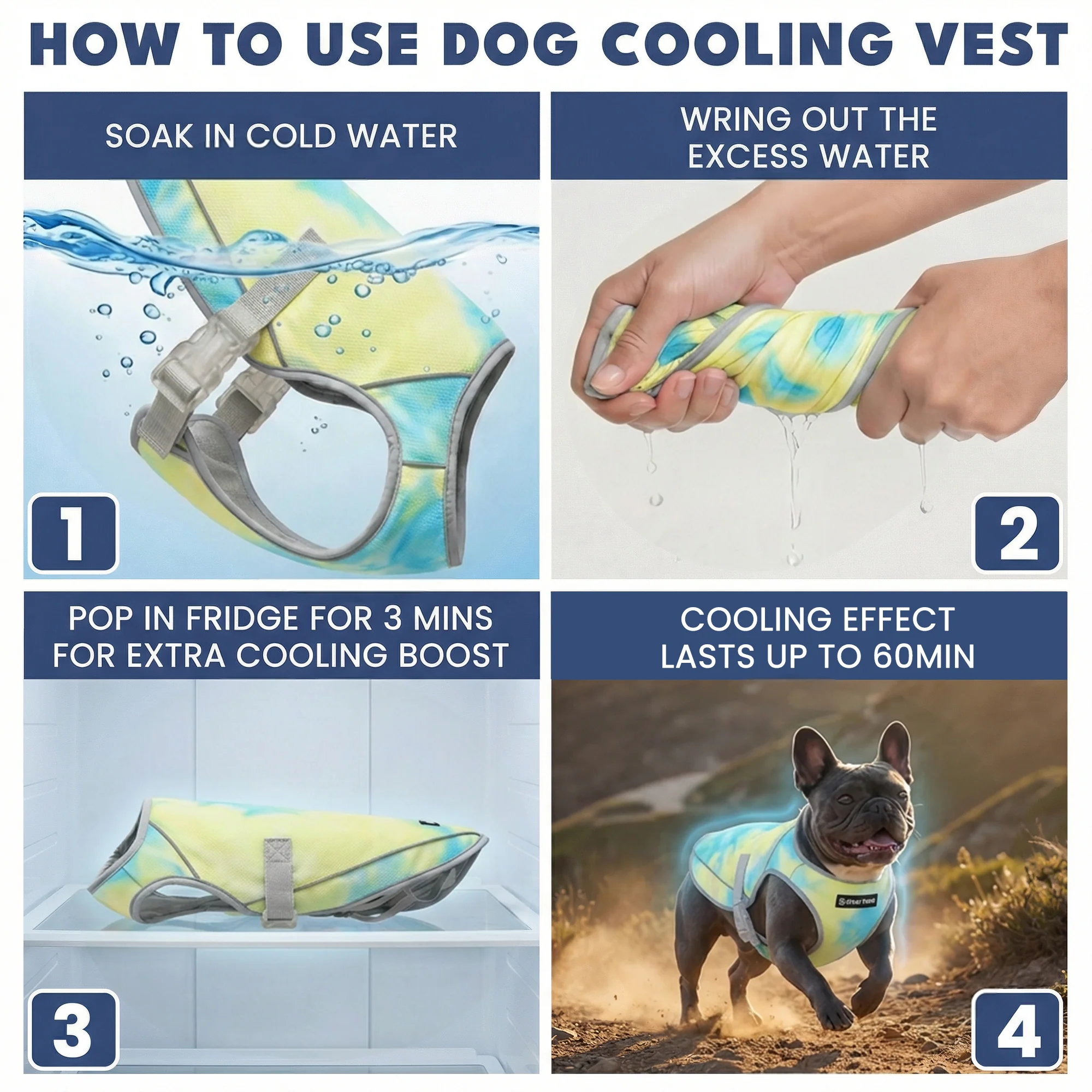 Dog Cooling Vest - Tropical Storm - Image 6