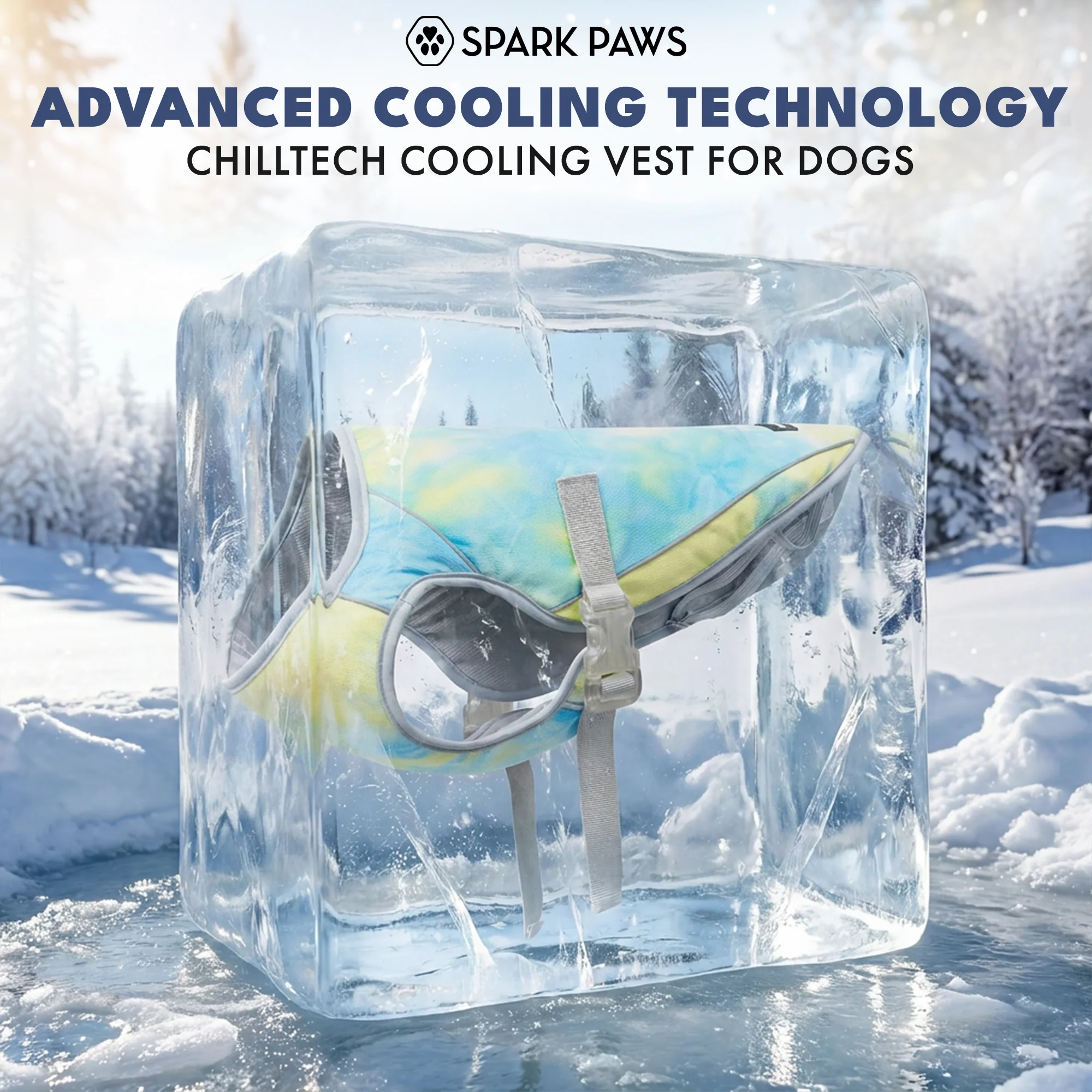 Dog Cooling Vest - Tropical Storm - Image 11