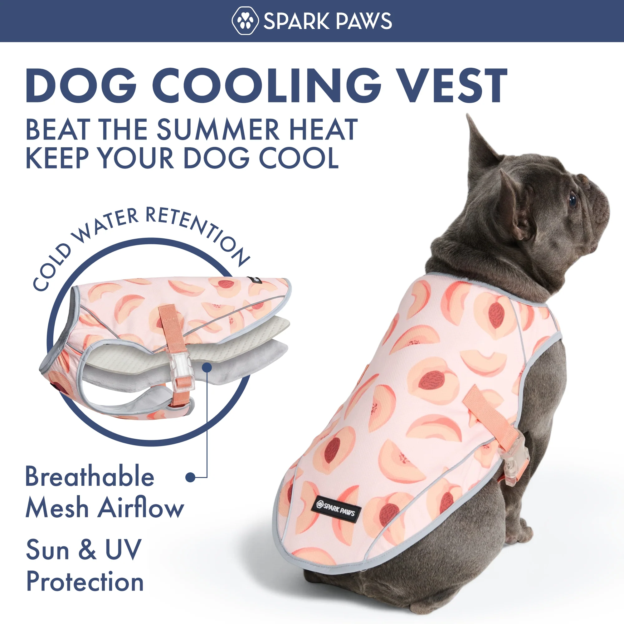 Dog Cooling Vest - Peaches - Image 10
