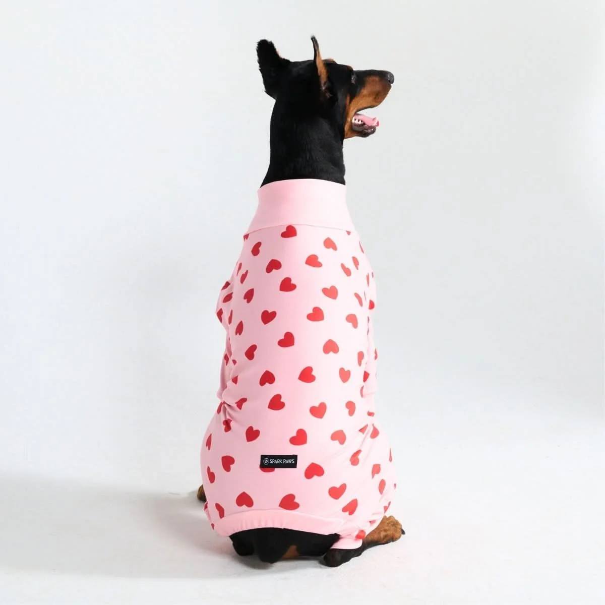 Dog Pajama - Pink Hearts - Image 3