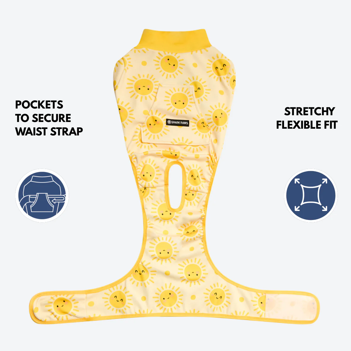 Dog Surgical Suit - Sunshine - Image 9