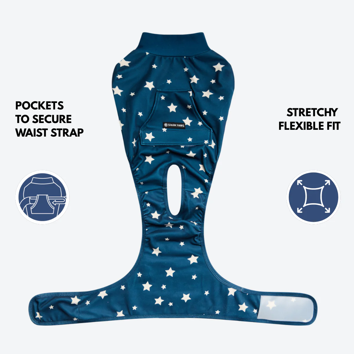 Dog Surgical Suit - Stars - Image 9