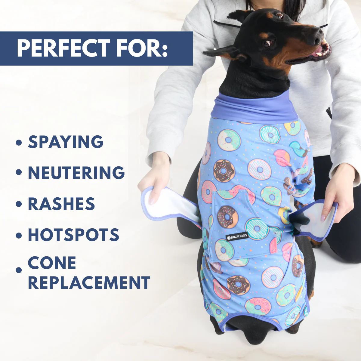 Dog Surgical Suit - Donuts - Image 7