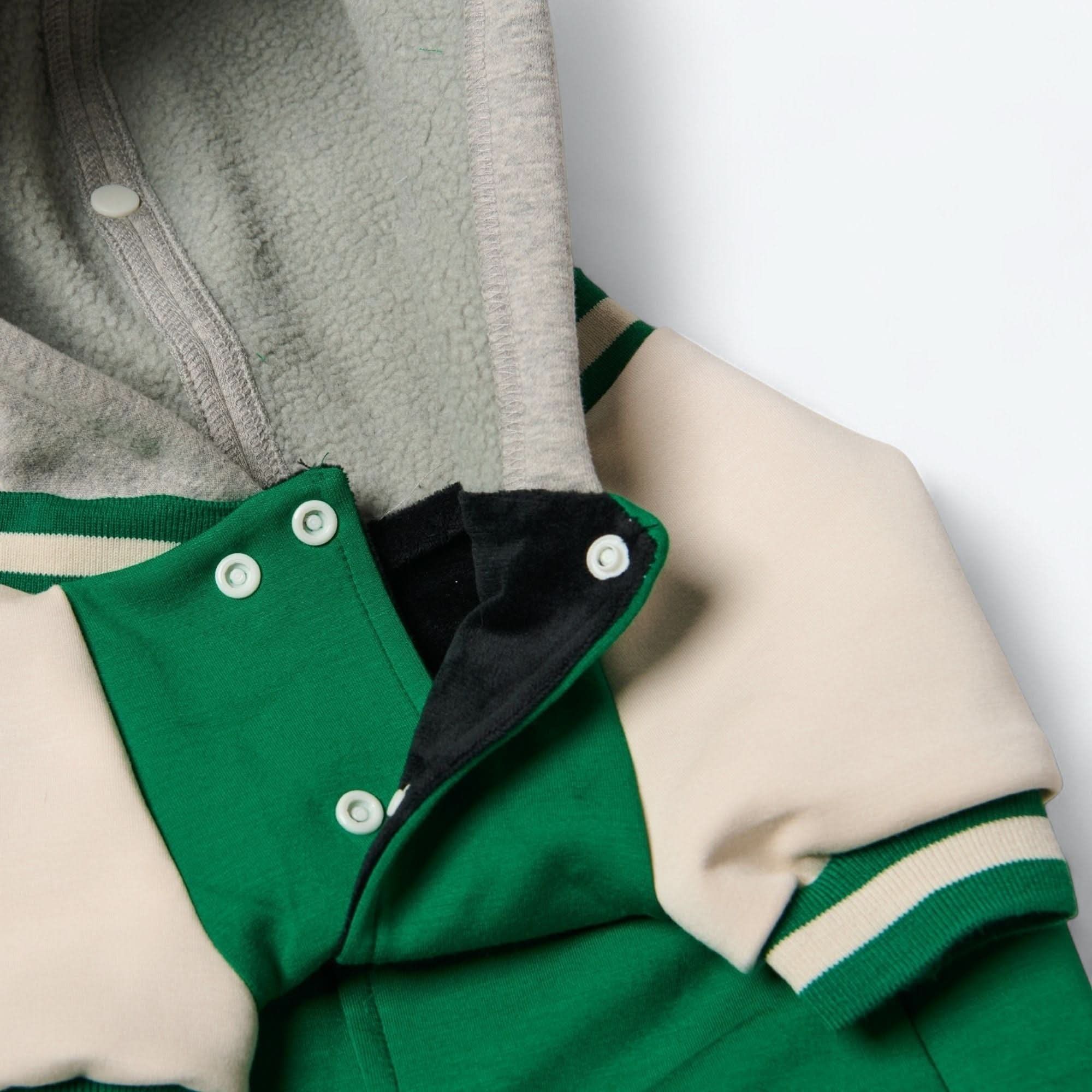Dog Varsity Jacket - Green - Image 5