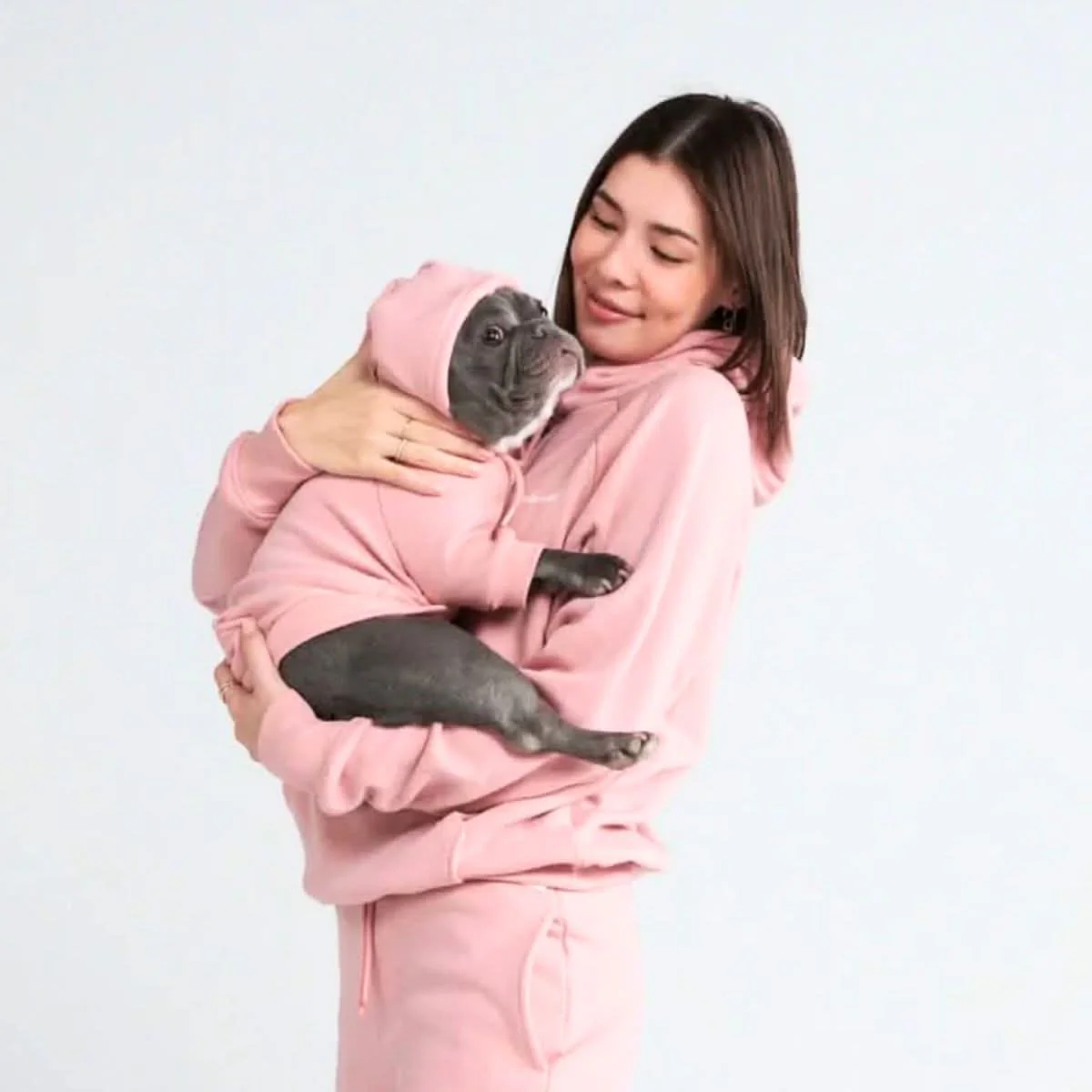 Essential Dog Hoodie - Dusty Pink - Image 11