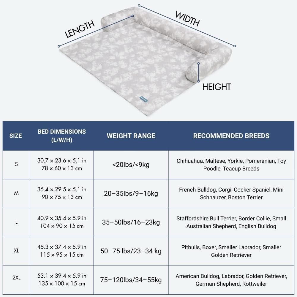 Frostcore™ Cooling Couch Cover Dog Bed - Clouds Grey - Image 9