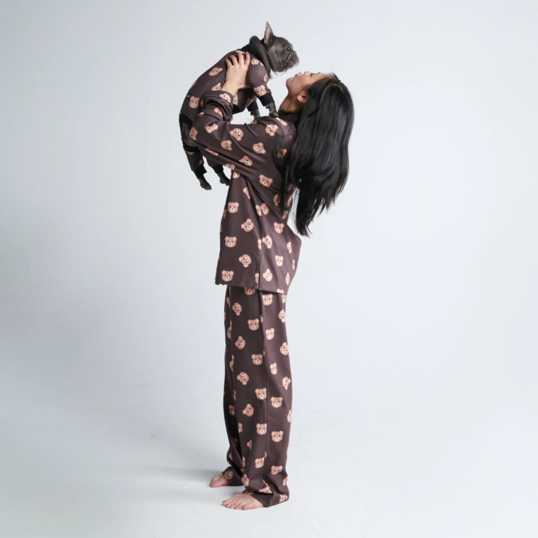 Human Pajama Top - Bear Black - Image 4