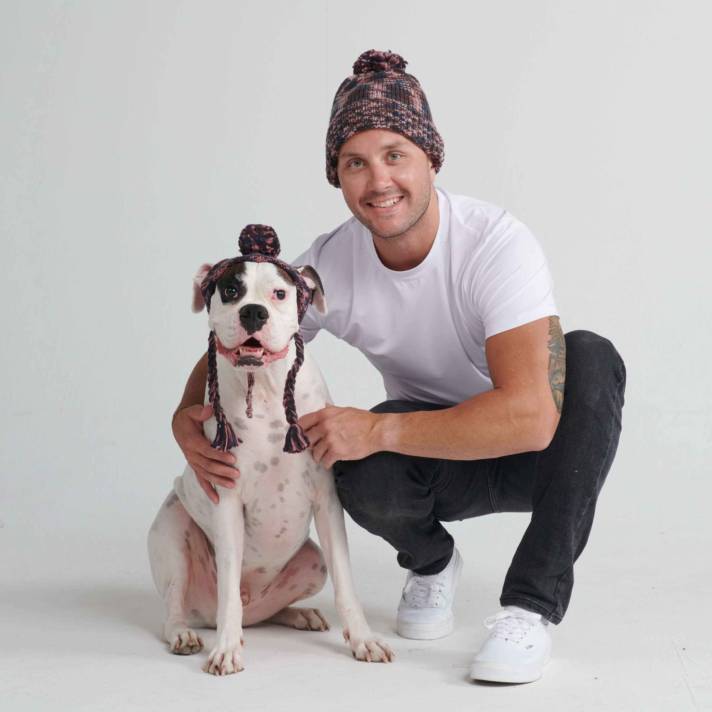Knit Matching Human Pom Hats - Image 13