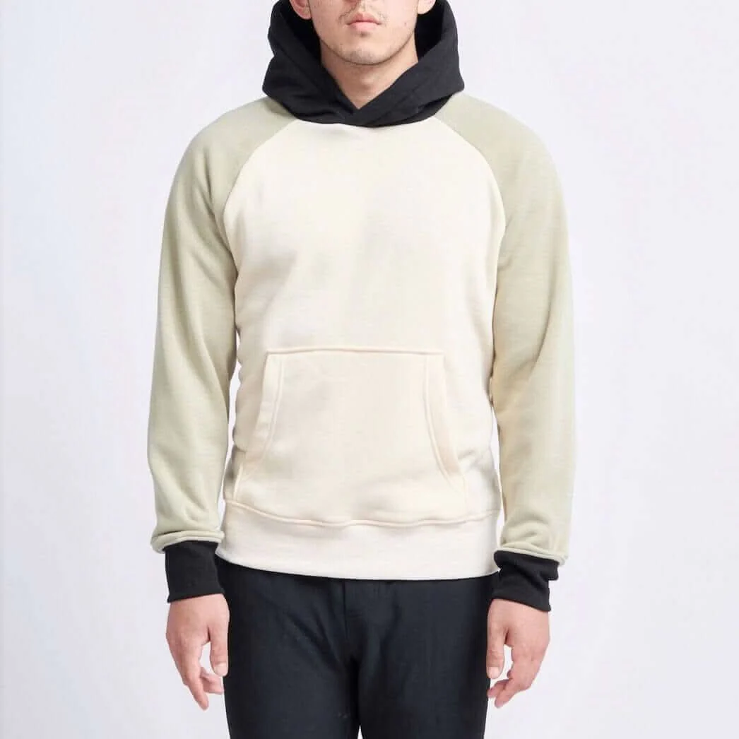 Olive Cream Human Hoodie - Image 4