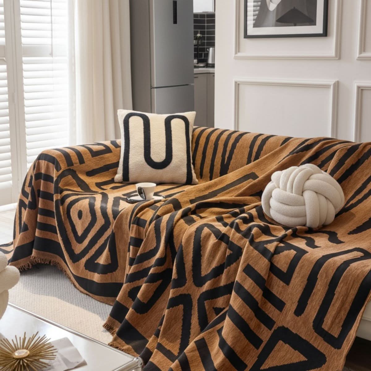 Pet Couch Cover - Boho Brown - Image 3