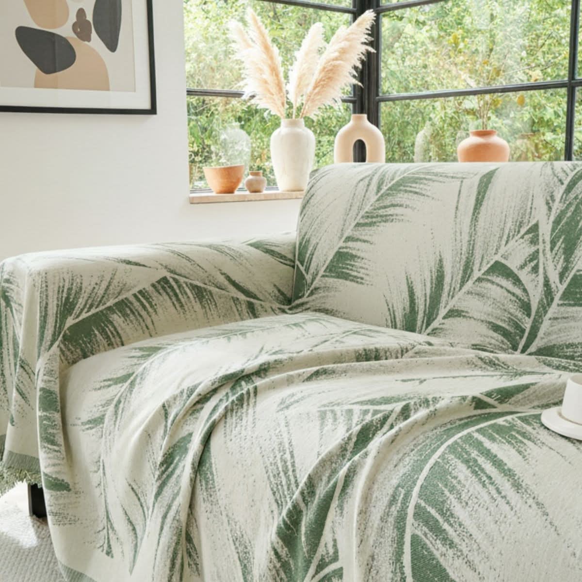 Pet Couch Cover - Leaves Green - Image 3
