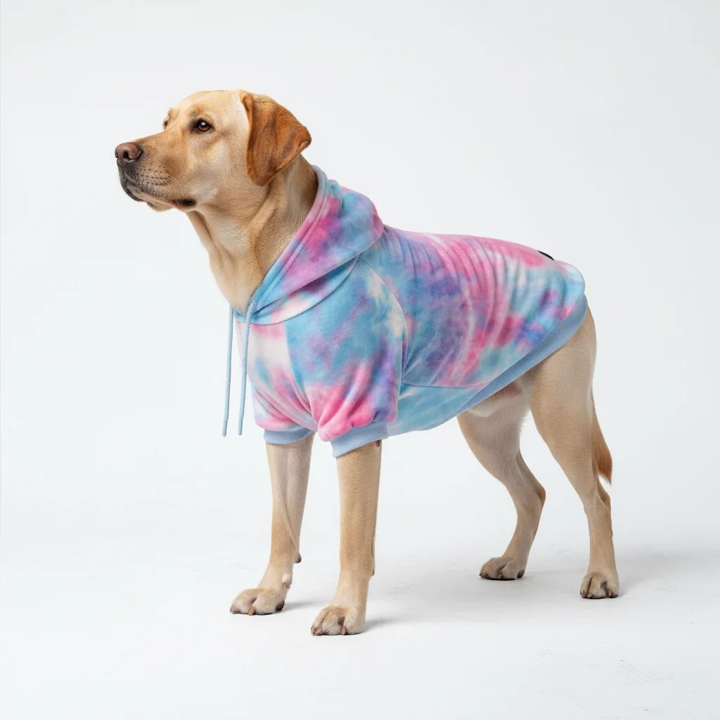 Velvet Dog Hoodie - Snow Cone - Image 6