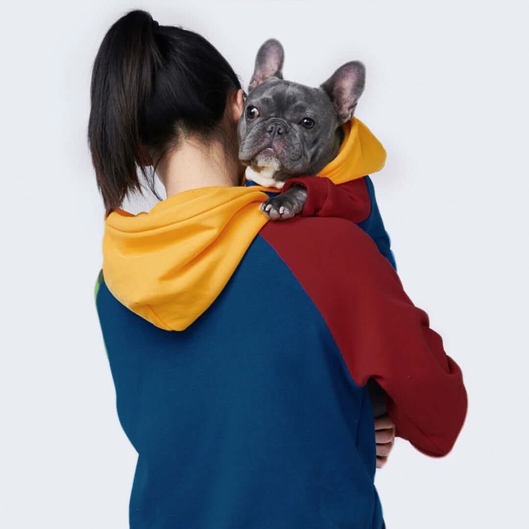 Color Block Human Hoodies - Image 13
