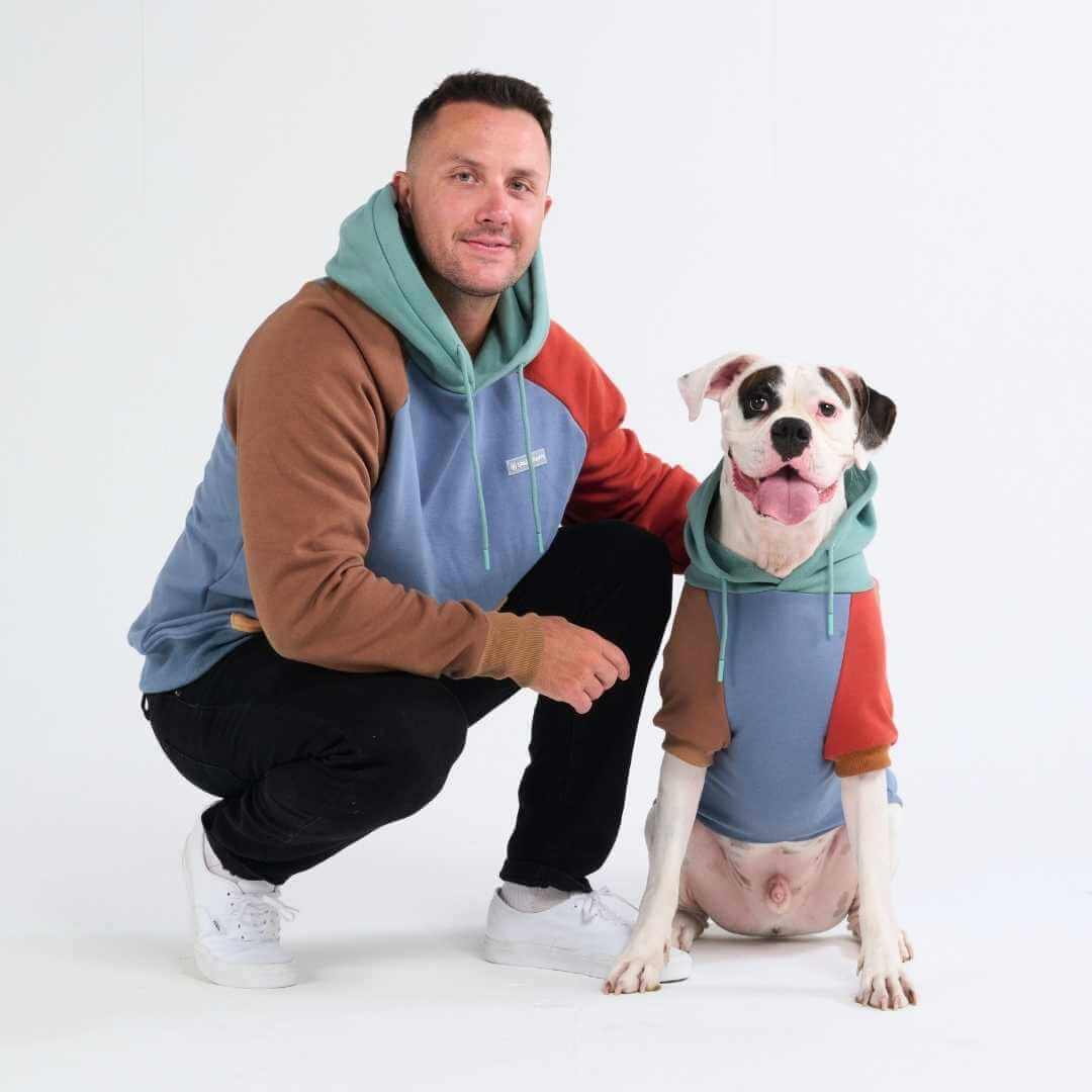 Color Block Human Hoodies - Image 7
