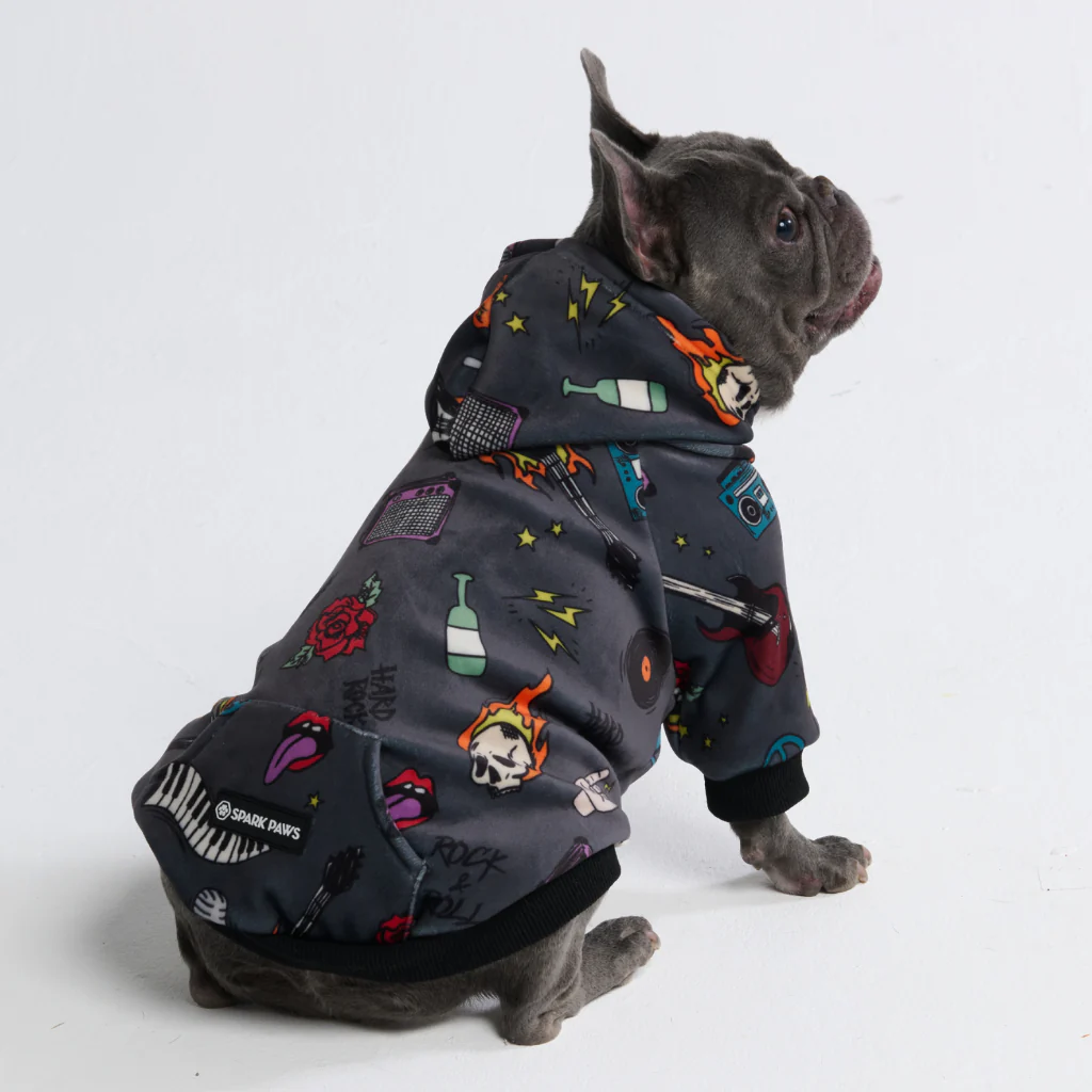 Rock and Roll Dog Hoodie - Image 8