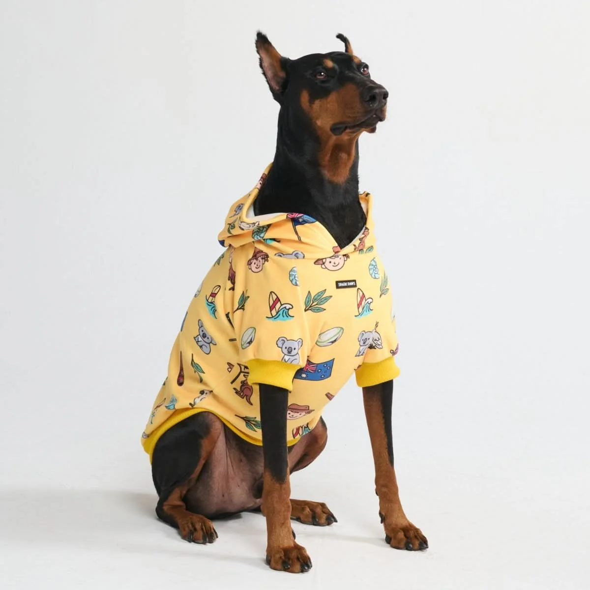 The Australia Dog Hoodie - Yellow - Image 5