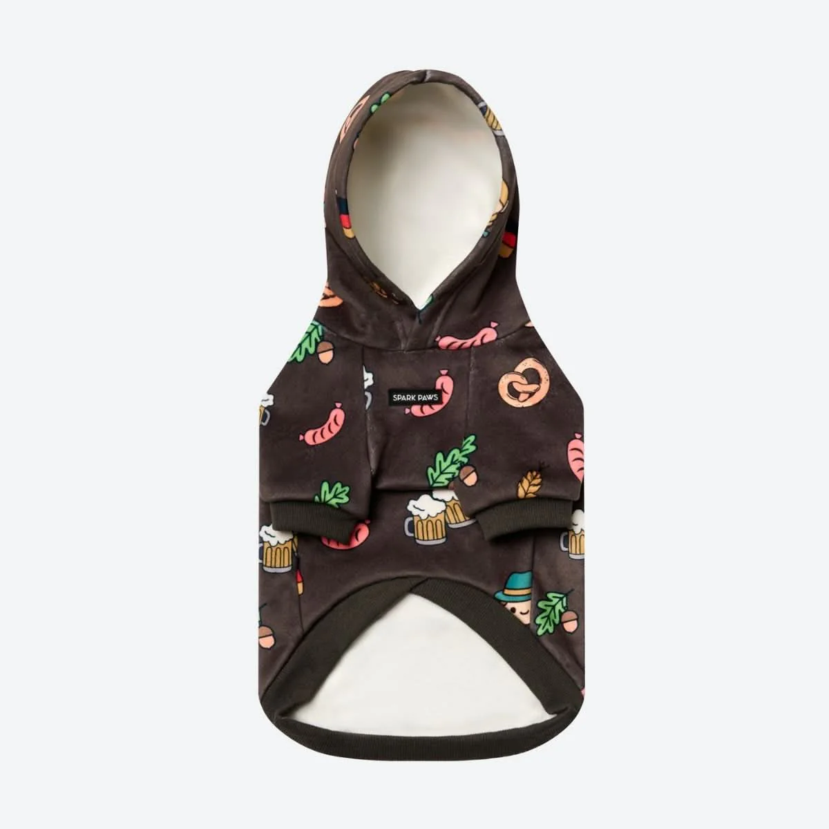 The Germany Dog Hoodie - Dark Brown - Image 5