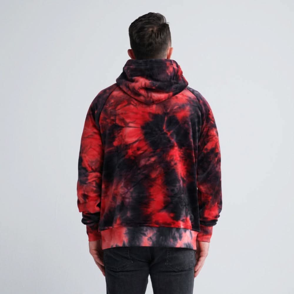 Velvet Human Hoodie - Red & Black - Image 5