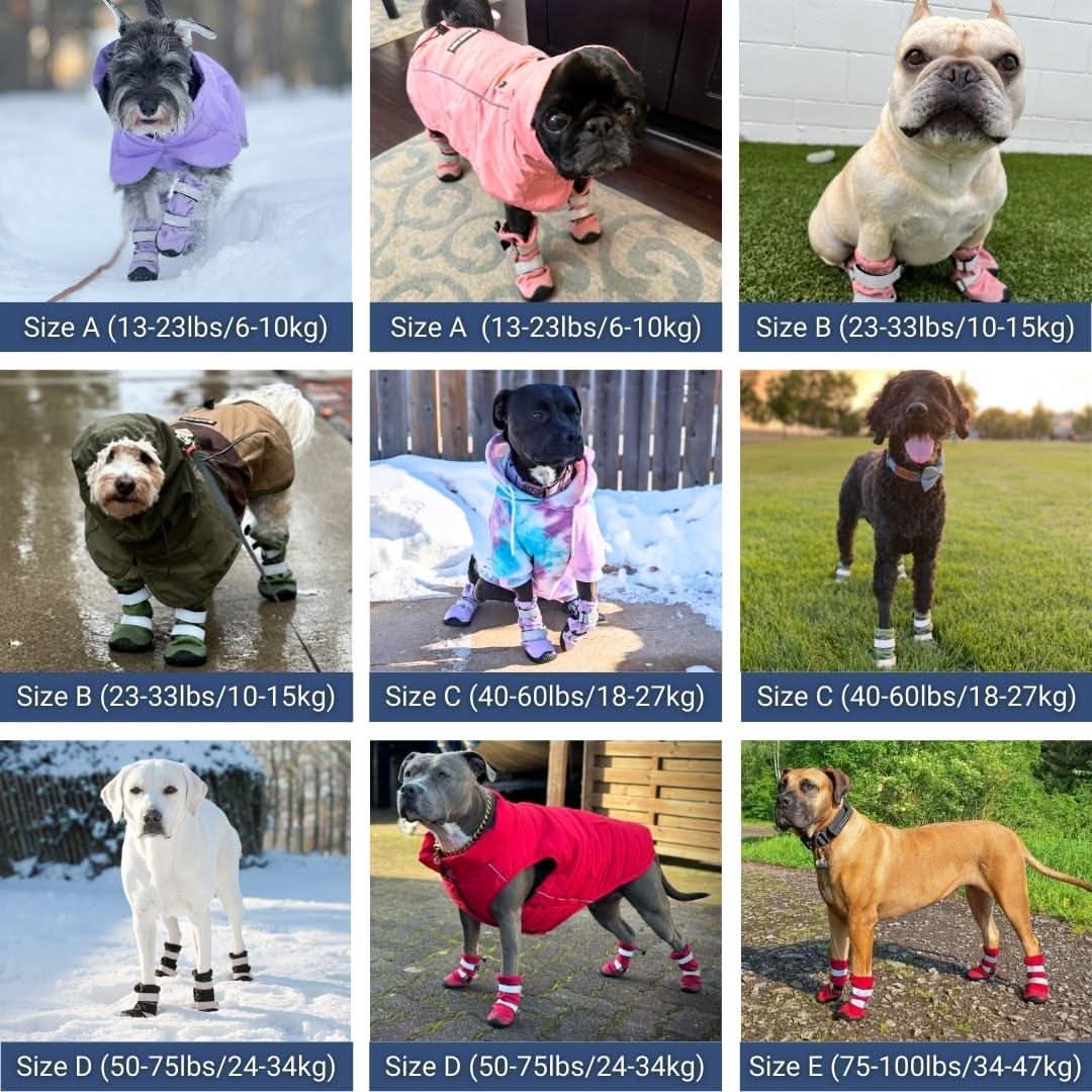 Flex Shell Waterproof Dog Boots - Red - Image 3